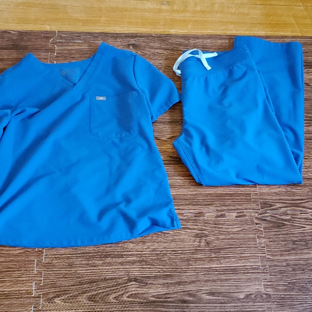 Figs large/ large petite set royal blue